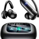 Wireless Earbuds Bluetooth 6.0 with ANC Touchscreen 40H Bass, Obsidian