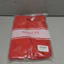 Missufe Women's Sleeveless Spaghetti Strap Ruched Bodycon Sundress Summer Casual Mini Cami Dress (X-Large,Red)