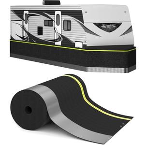 Rv Skirting for Winter Camper Insulated Skirt for Travel Trailer 5th Wheel Motorhome & Class A/B/C,High-Density Fiberboard Mesh, Windproof Snow Proof,High 31.5 Inch/78 FT