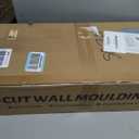 JBER Peel and Stick Wall Molding Kit, 6 Pre-Cut Bilinear Frame Panels