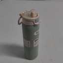 Ello Pop & Fill Stainless Steel Water Bottle with Quick Fill Technology, Double Walled Vacuum Insulated Metal, Leak Proof Locking Lid, Sip & Chug, BPA Free, Holiday Gift for Him Her, 22oz, 32oz, 40oz (Pistachio)