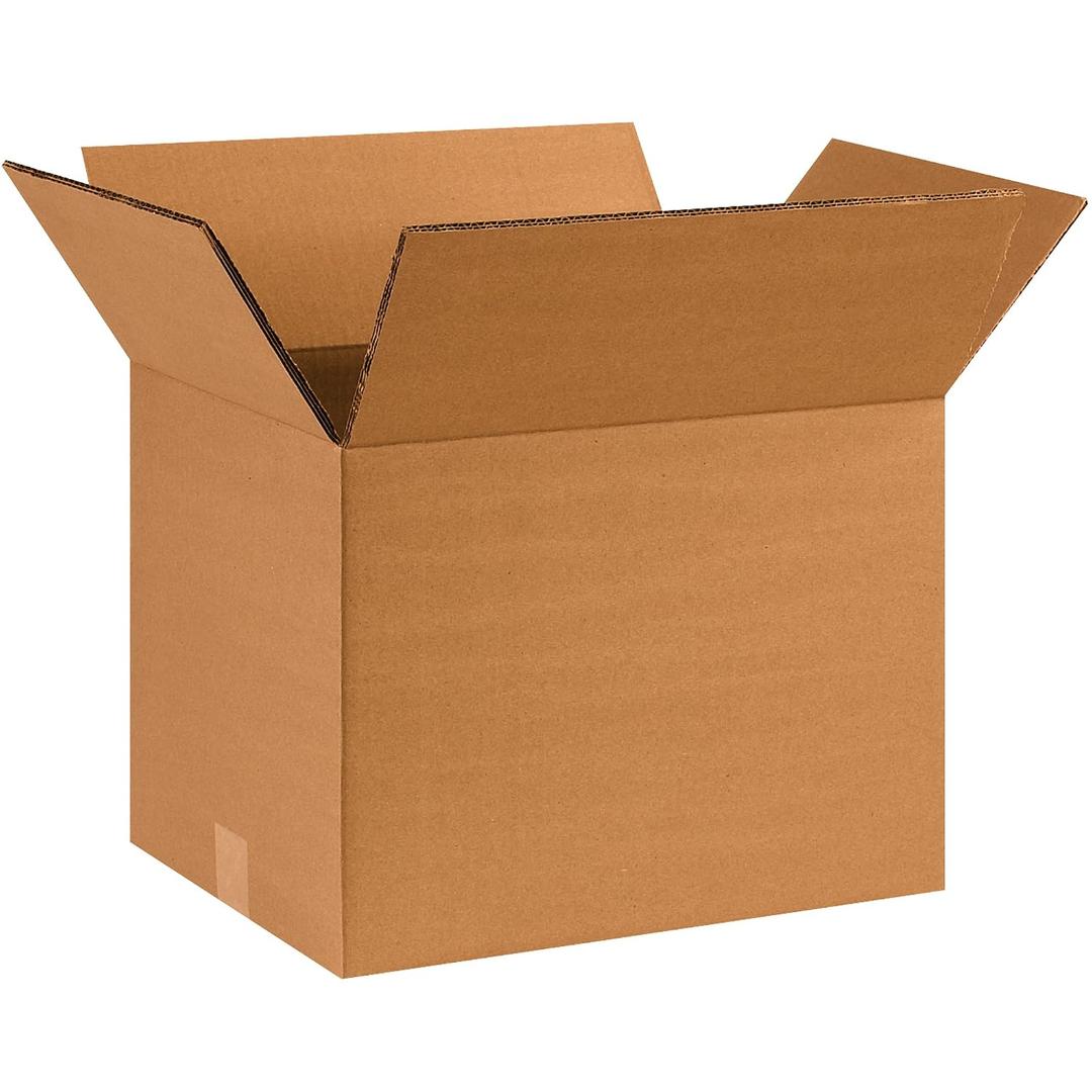 BOX USA Heavy-Duty Double Wall Small Moving Boxes, 16"L x 10"W x 10"H