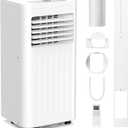 Electactic 10000 BTUs Portable Air Conditioners with cooling/dehumidification/fan/sleep mode,4-IN-1 Portable AC with 24H Timer & Remote Control & Window Kit