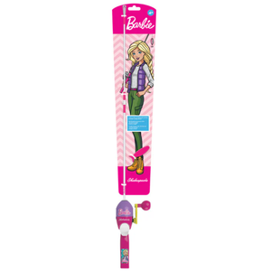 Shakespeare Barbie Spincast Rod and Reel Fishing Combo, Barbie Spincast Combo