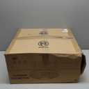 LEDIARY 20" Outdoor Ceiling Fan with Lights,IP65 Waterproof Gazebo Hanging Fan with Remote Control Smart App, Plug in Caged Ceiling Fan with 3CCT 6-Speeds for Patio Porch Pergola(Black)