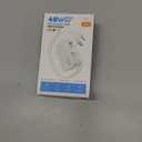 4-in-1 Retractable Gan Wall Charger Plug for iPhone 17 USB C,Travel Essentials Brick Multiport,3ft Lightening+ Type C Cables,40W Fast Charging Foldable Block for iPhone 17 Pro/16/15/14/13,iPad,Galaxy