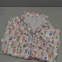 Women Y2k Pajamas Set Cute Preppy 2PCS Button Down Holiday Monkey Shorts Summer Outfit Beach Vacation Loungewear PJs (L)
