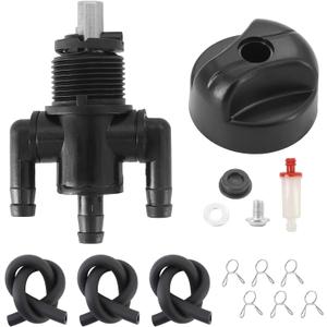 KIPA 3-Way Gas Fuel shut-off Petcock Valve Switch 7052154 for Polaris Xplorer 300 400 Scrambler 400 Magnum 500 Trail Boss 325