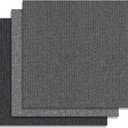 20" X 20" Carpet Tiles, Carpet Squares, 24 Tiles/64.5 Sq.Ft per Box, Floor Carpet Tiles for Home Office Industry, Grey