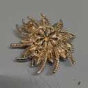Rhinestone Flower brooch Pin Large Crystal Flower brooch Lapel Pins Wedding Party Birthday Dance Banquet Dress Suit Ceremony Clothes Hat Bag Accessories Jewelry for Women