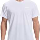 EZRUN Men's Lightweight Short Sleeve T-Shirt Quick Dry Workout Running Athletic Swim Shirts Fishing Rash Guard
