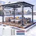 Clear Tarps Heavy Duty Waterproof 6x8ft with Grommets Vinyl Tarp