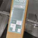 AOSKY No Drill Cordless Blackout Cellular Shades, 58" W x 48" H, White