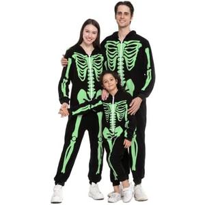 Spooktacular Creations Halloween Skeleton Costume, Family Matching Skeleton Costume for Halloween Cosplay Party S