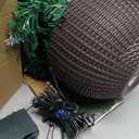Christmas Hanging Baskets with Lights for Outdoors, Christmas Porch Decor