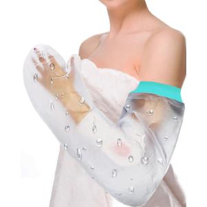 Waterproof Cast Covers for Shower Arm Cast Covers for Shower Adult, Reusable Cast Shower Cover Arm, Soft Comfortable Cast Protector for Bandages, Dressings