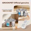 Pet Water Fountain Filters: 24 Dog Water Fountain Filters Replacement - Dog Fountain Filters - Including 12 Filters + 12 Sponges - Suitable for GROOKPET Pet Water Fountain