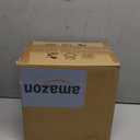 KCO Milk Glass Flush Mount Ceiling Light Mini Ribbed White Glass Mid Century Modern Semi Flush Mount Brass Bathroom Ceiling Light 11.4" x 5.5" x 4.7" Gold & White