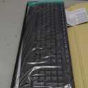 Logitech MK345 Wireless Keyboard and Mouse Combo with Palm Rest, 2.4 GHz USB Receiver, Compatible with PC, Laptop, Black (1 Pack)