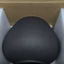 GeLive Black Ceramic Flower Vase 7 Inch Round Jar Farmhouse Rustic Vase for Fresh/Dried Plants Table Centerpiece Minimalist Home Decor Handmade Pottery Planter Pot Kitchen Utensil Holder, Matte Black