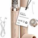 Epilator,Pro 3.0 Women Face Epilator Hair Remover Pluxyepil Lady Depiladora | 2-in-1 Gentle Root Removal for Coarse & Fine Hair Smooth Rechargeable Electric Shaver for Face Bikini (Rose Gold)