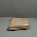 LAMIT Full Blackout Window Curtains for Bedroom, 54 Inches Thermal Farmhouse Curtains Back Tab and Rod Pocket Privacy Protected Burlap Panels with White Liner, 2 Panels, 38 x 54 Inch, Linen