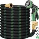 25 ft Garden Hose, Flexible Ultra Lightweight Durable, Kink-Free Water Hose with 10 Function Sprayer - Non-Tangle,Puncture Proof pipe, Easy to Store, All-Weather Use Garden Hoses