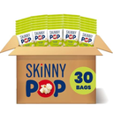 SkinnyPop Popcorn, Original, Whole Grain, Dairy-Free Snack, 0.65oz Bags (30ct) BB: 01/31/2026