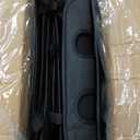 Fit Frontier Car Seat Covers for Select Nissan Frontier 2009-2025 2026 Crew Cab - Full Coverage Leather, Waterproof & All Weather Seat Cushion Protector, Full Set, Black with Red Trim