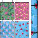 Drydiet 4 Pcs Pool Seats for Edge Poolside Chairs for Edge Seating Mat Non Slip Cushions Seating Pad for Summer Poolside Beach Deck Accessories(Cute Style)