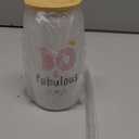 Vivulla68 30th Birthday Gifts For Women Men - 30 Year Old Gifts For Her Him - Thirty Birthday Ideas For Sister, Wife, Friend - 1995 Birthday Gift - 30th Frosted Glass Cup With Lid And Straw