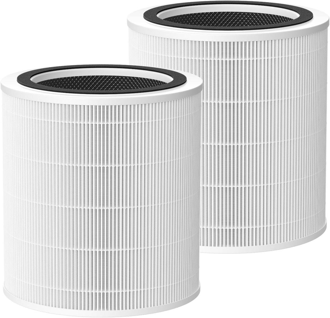 Core 400S Replacement Filter for LEVOIT Core 400S Smart Air Purifi-er, 3-IN-1 HEPA and Activated Carbon Filter, Compared to Part# Core 400S-RF(LRF-C401S-P-WUS), White (2 Pack)