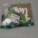 Two Wild Highchair Banner - Safari Jungle 2nd Birthday Party Decorations, Woodland 2nd Birthday Bunting, Green Brown Forest Highchair Banner, Nature Theme Party Decorations Supplies (Green)