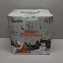 GVDV 8FT Inflatable Christmas Tree with Gingerbread Man Clearance,Giant Outdoor Christmas Inflatables Decoration with Bright LED Lights,Fast Blow Up Christmas Lawn Inflatables with Stakes & Sandbags