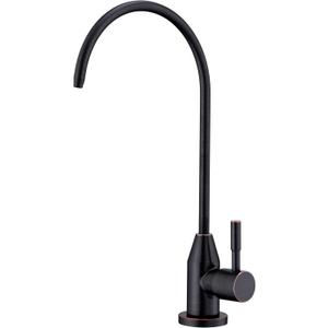Drinking Water Faucet, Oil Rubbed Bronze RO Faucet Modern for Under Sink Water Filter System Non-Air Gap 360-degree Swivel Spout (02)
