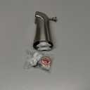 Universal Bathtub Tub Spout with Diverter, Fits 1/2" Slip-Fit Copper Pipe and 1/2" IPS & 3/4" IPS Thread Connections,Bathroom Tub Faucet Replacement with Adapters,PTFE Tape &Hex Wrench(Brushed Nickel)