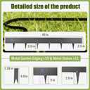 33ft. Metal Landscape Edging 5 inch(2.5" Above Ground,2.5" Below Ground)