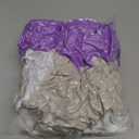 Mop Slippers Socks Floor Cleaning,Microfiber Shoe Covers dust Washable Reusable for Woman Man House Kitchen (4pcs L+4pcs XL, Grey Purple)