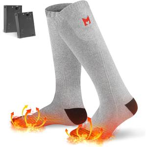 Heated Socks for Men Women, Battery Heated Socks, Electric Heated Socks for Camping Fishing Cycling Skiing Skating Hunting Hiking