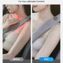 REEVAA 2025 Upgrade Car Seat Belt Cover Pad, Seat Shoulder Strap Pads, Seatbelt Covers for Women Man Adult & Kid, Car Accessories,14.5in, 2 PCS, Grey (Gray)