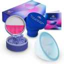 Menstrual Disc Reusable, Silicone Menstrual Disc, Comfortable Period Disc, Easy to Use & Extract, Simple to Clean Reusable Menstrual Disc, Mini, Pack of 1