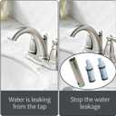 1224 1224B Faucet Cartridge Replacement Kit Compatible with Moen 1224 1224B, Includes Retainer Removal Tool for Double Handle Tub Shower Faucet Repair, 1 Pack