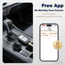 GPS Tracker for Vehicles, No Subscription Location Tracking Device, No SIM Card Required, No Monthly Fee, Magnetic GPS Tracker for Car, Kids Belongings, Pets, Elderly Items