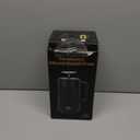 PortableAnd 34oz Double Vacuum Insulation Large Silicone French Press Coffee Maker, Metal Stainless Steel, Matte Black, Perfect for Camping, Travel, and At-Home Use (Light Gold)