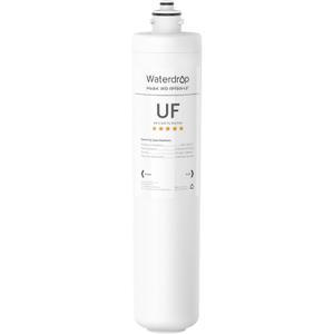 Waterdrop RF15W-UF 0.01 μm Water Filter Replacement for Waterdrop 15UAW-UF/15UBW-UF Under Sink Water Filter, Reduces Lead, Chlorine, Bad Taste & Odor