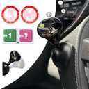 Aromatherapy Metal Push Start/Stop Button Cover - Cool Car Accessories, Rocker, Black (A-Aromatherapy(Black))