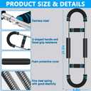 Chest Workout Equipment, 66-110lb Adjustable Arm Trainer, Chest Trainer for Men, Arm Workout Equipment, Portable Detachable Spring Resistance Home Fitness Equipment for Enhancing Upper Body Muscle