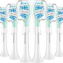 Aoremon Replacement Toothbrush Heads for Philips Sonicare C3 Premium Plaque Control HX9044/65 G3 Gum Care HX9054/65 W3 4100 5100 6100 7500 C1 C2 Flexcare Diamondclean HealthyWhite, 5 Count, White