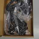 Macarrie 4 Pcs Clip in Lamp Cord with E12 Light Socket Single Lamp Replacement Cord for Holiday Christmas Village Accessories Decorations Switch Not Included, 6 Ft (Black)