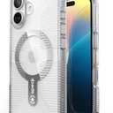 Speck Clear iPhone 16 Case - Slim Phone Case - MagSafe - GemShell - Crystal Clear